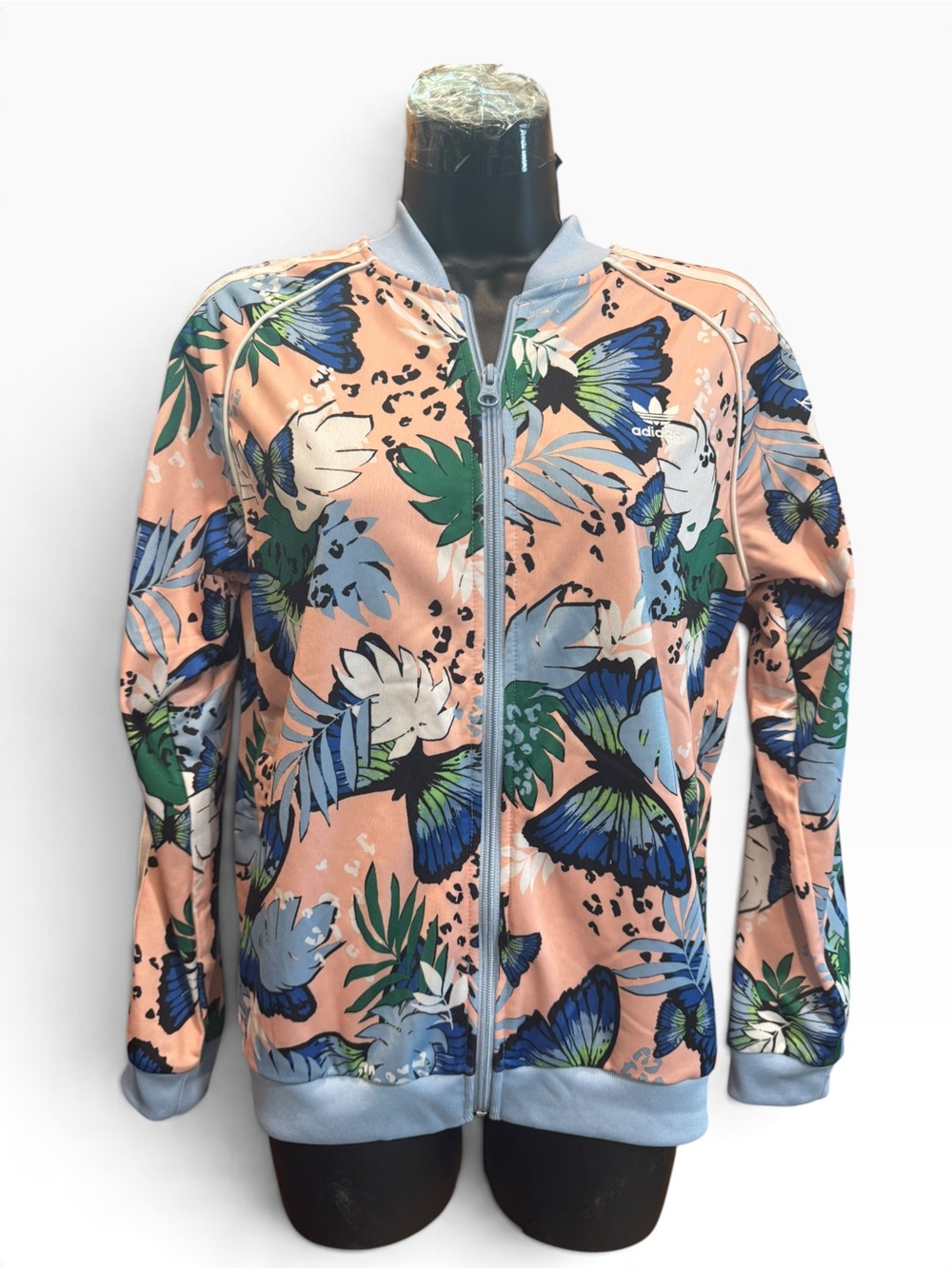 adidas Women’s Peach Floral Butterfly Jacket